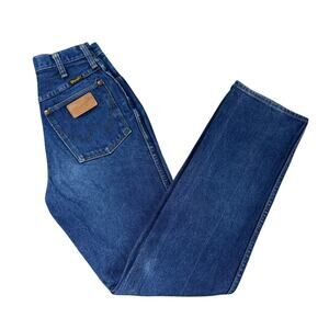 VTG Wrangler Women's Size 6 High Waisted Western Jeans Cowgirl 13MWZMR Made USA